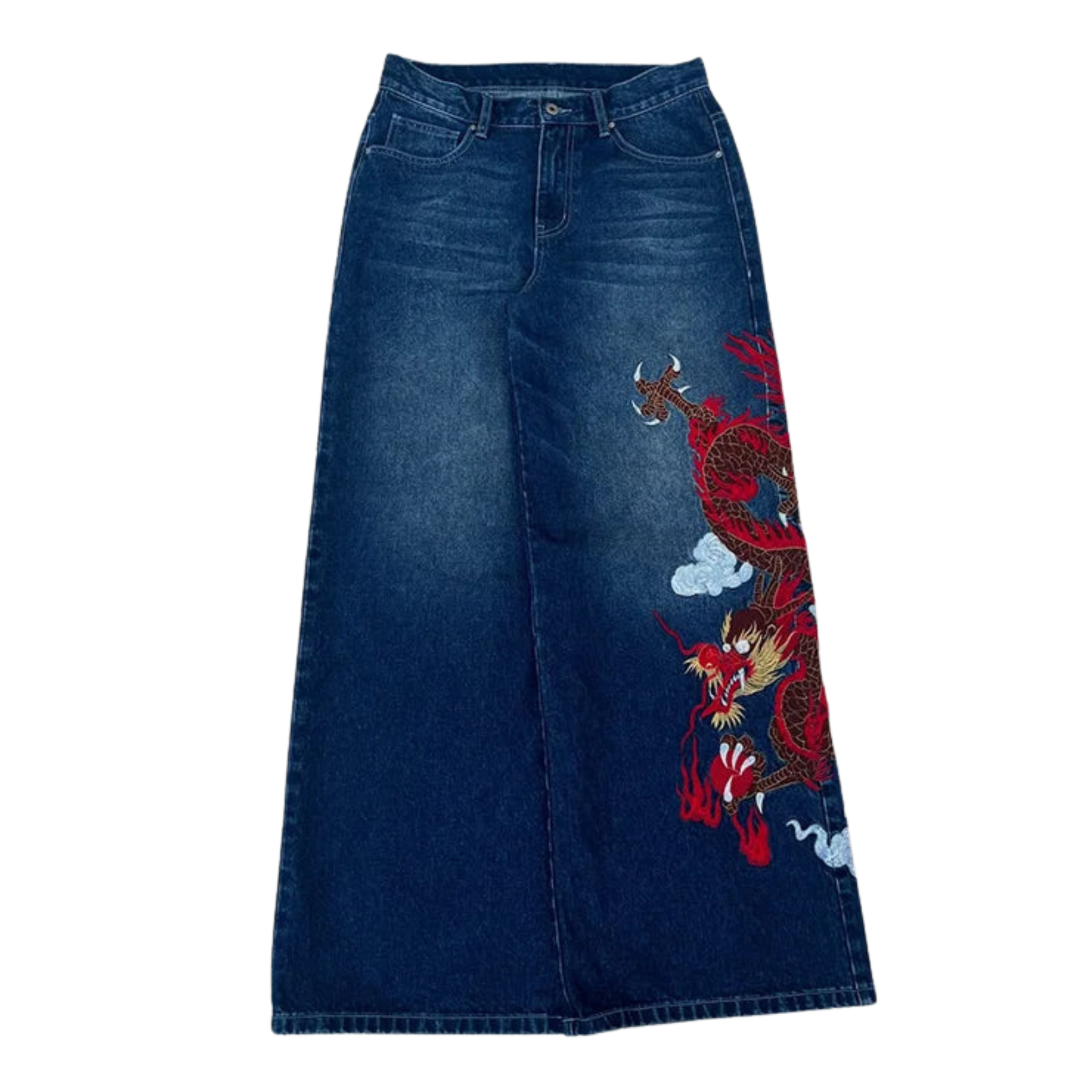 Dragon Stitched Jeans