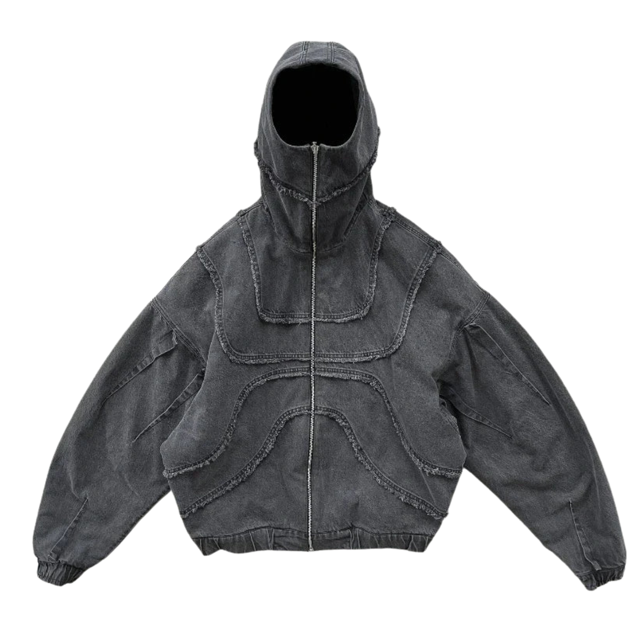 Regular Fit Denim Hoodie