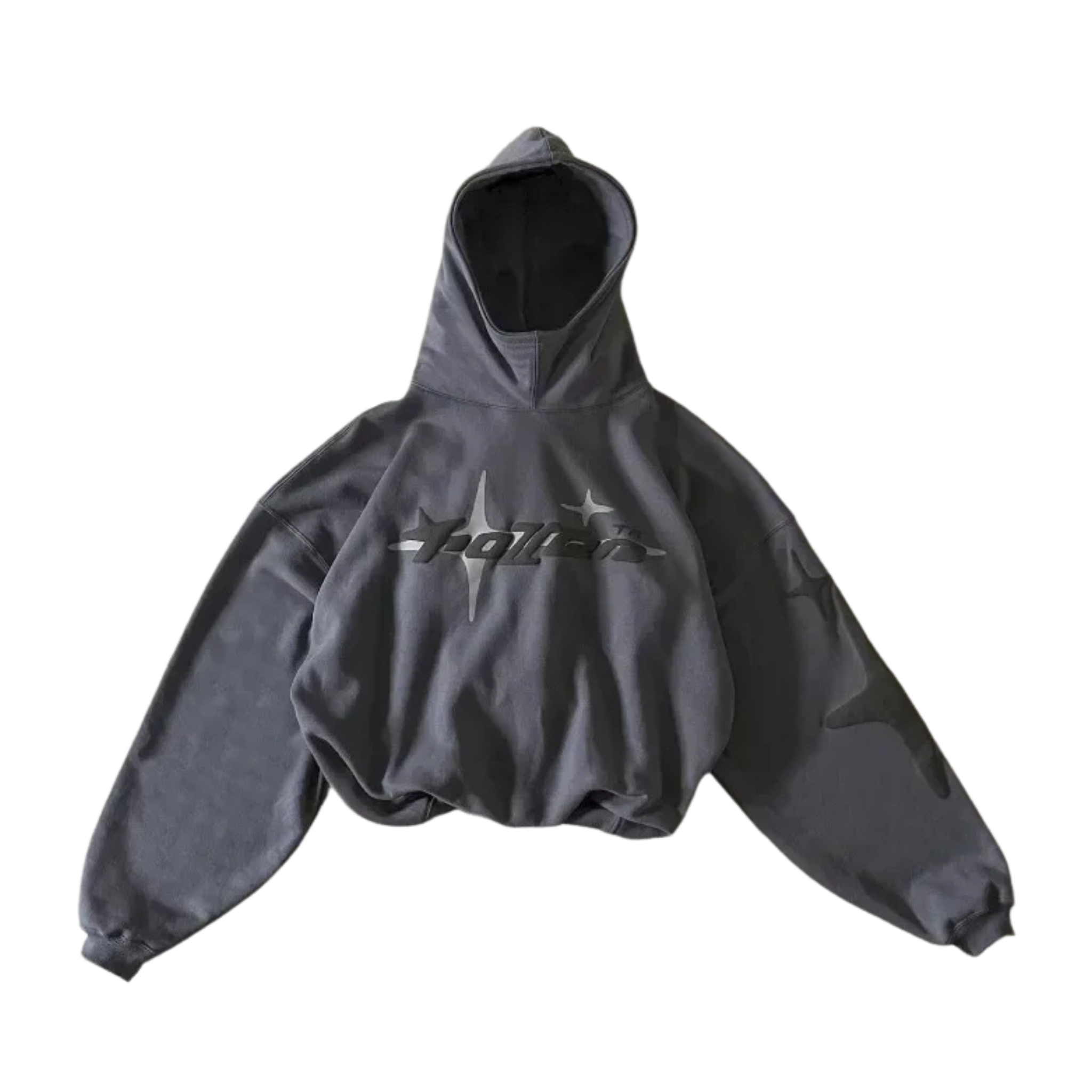 Oversized Puff Print Hoodie