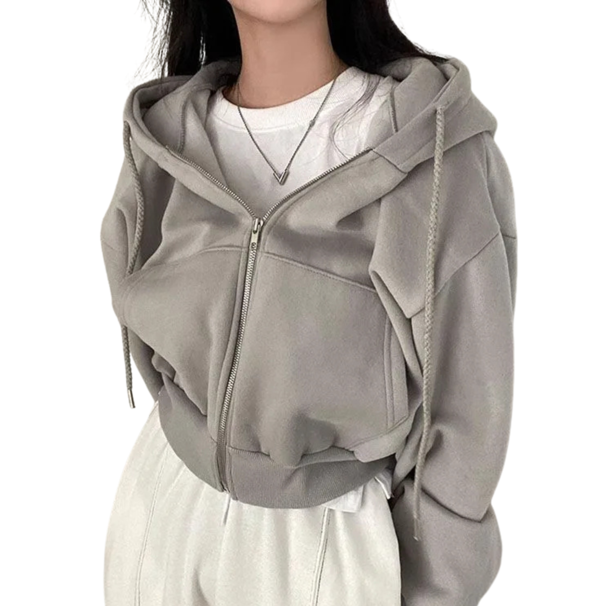 Lightweight Zip-up Hoodie