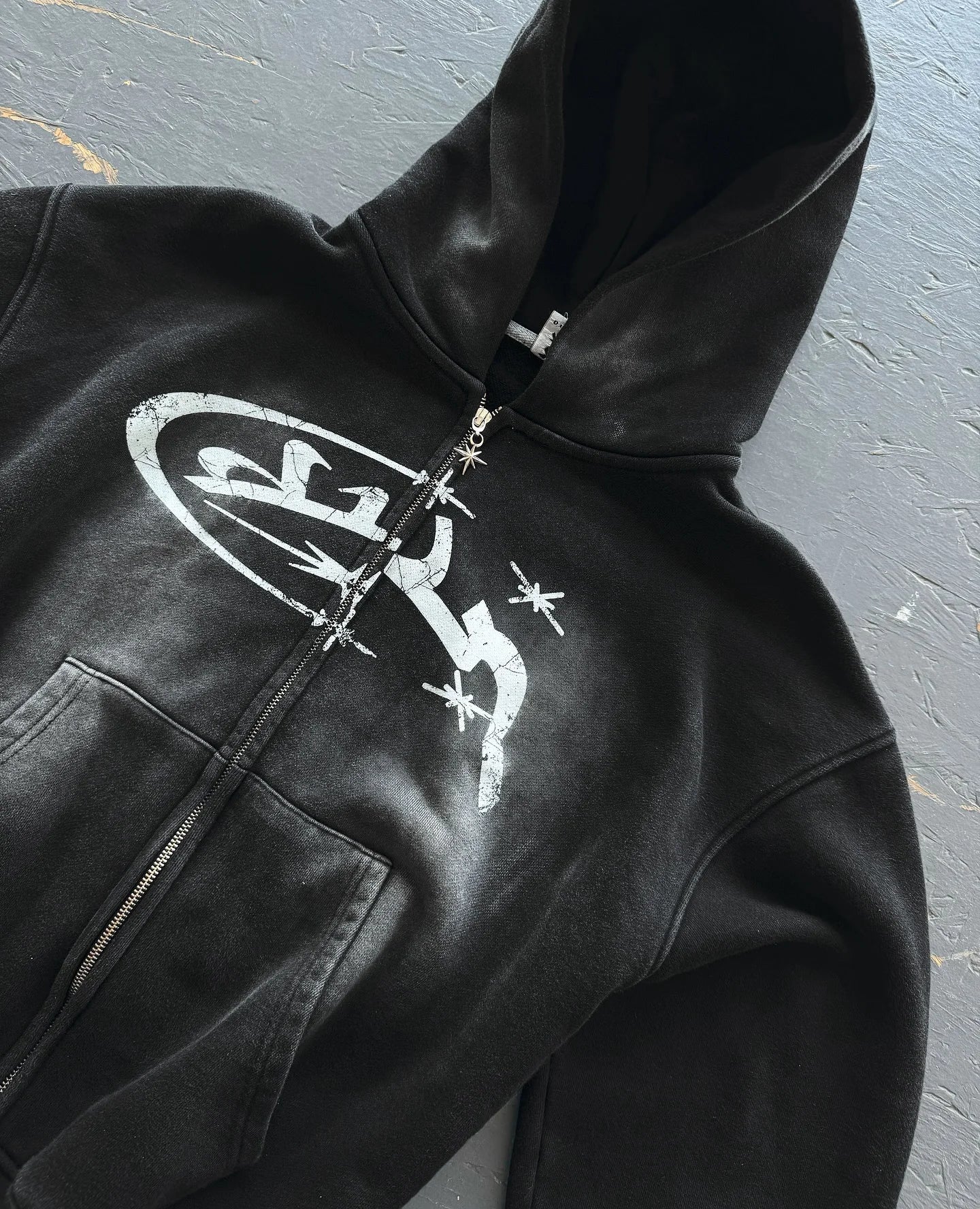 Arabic Print Hoodie