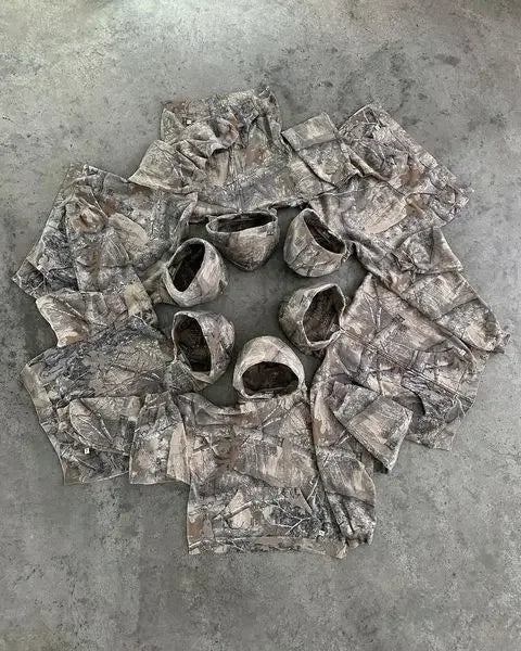 Regular Fit Camo Printed Hoodie