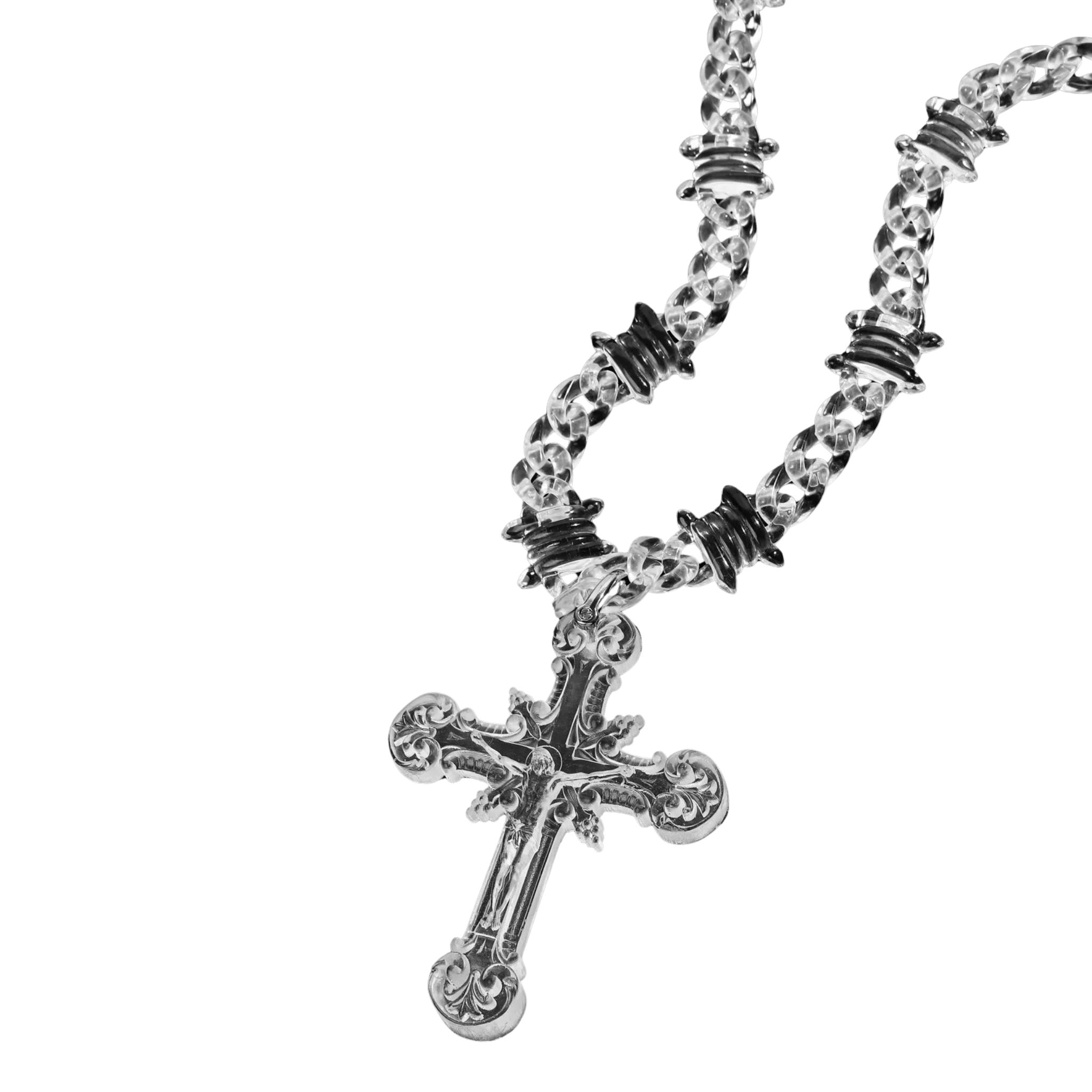 Acrylic Cross Necklace