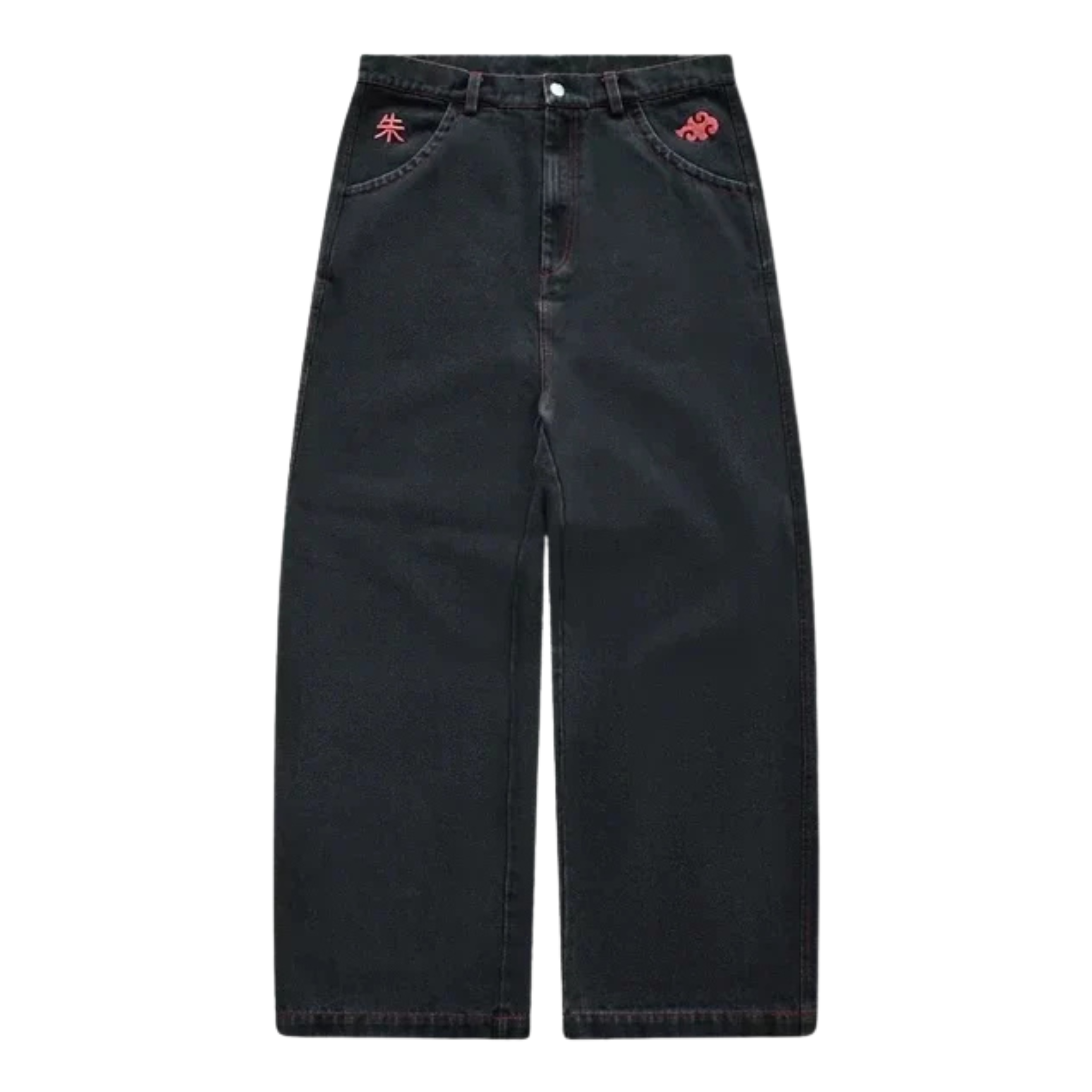 Anime Inspired Wide Leg Jeans