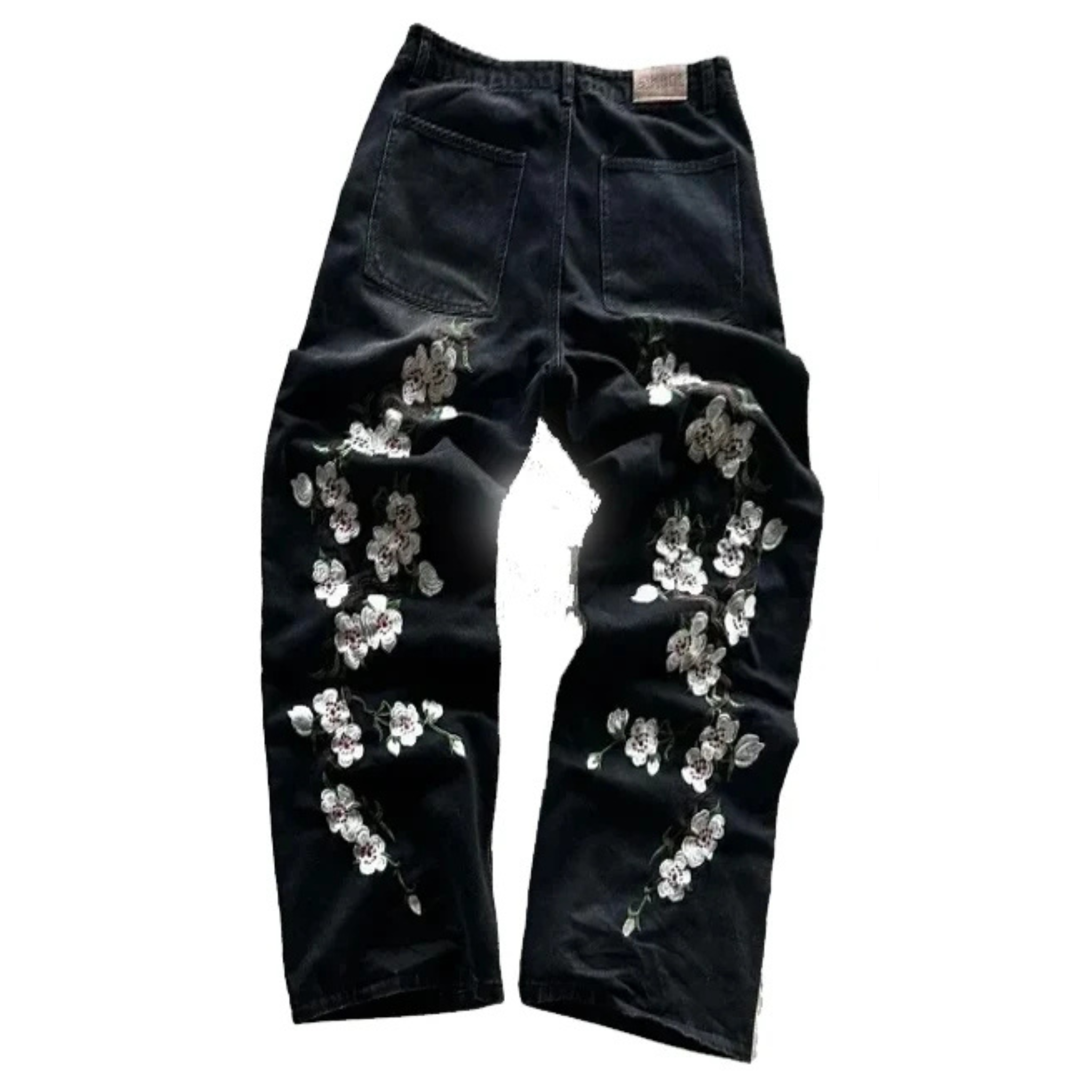 Floral Print Jeans