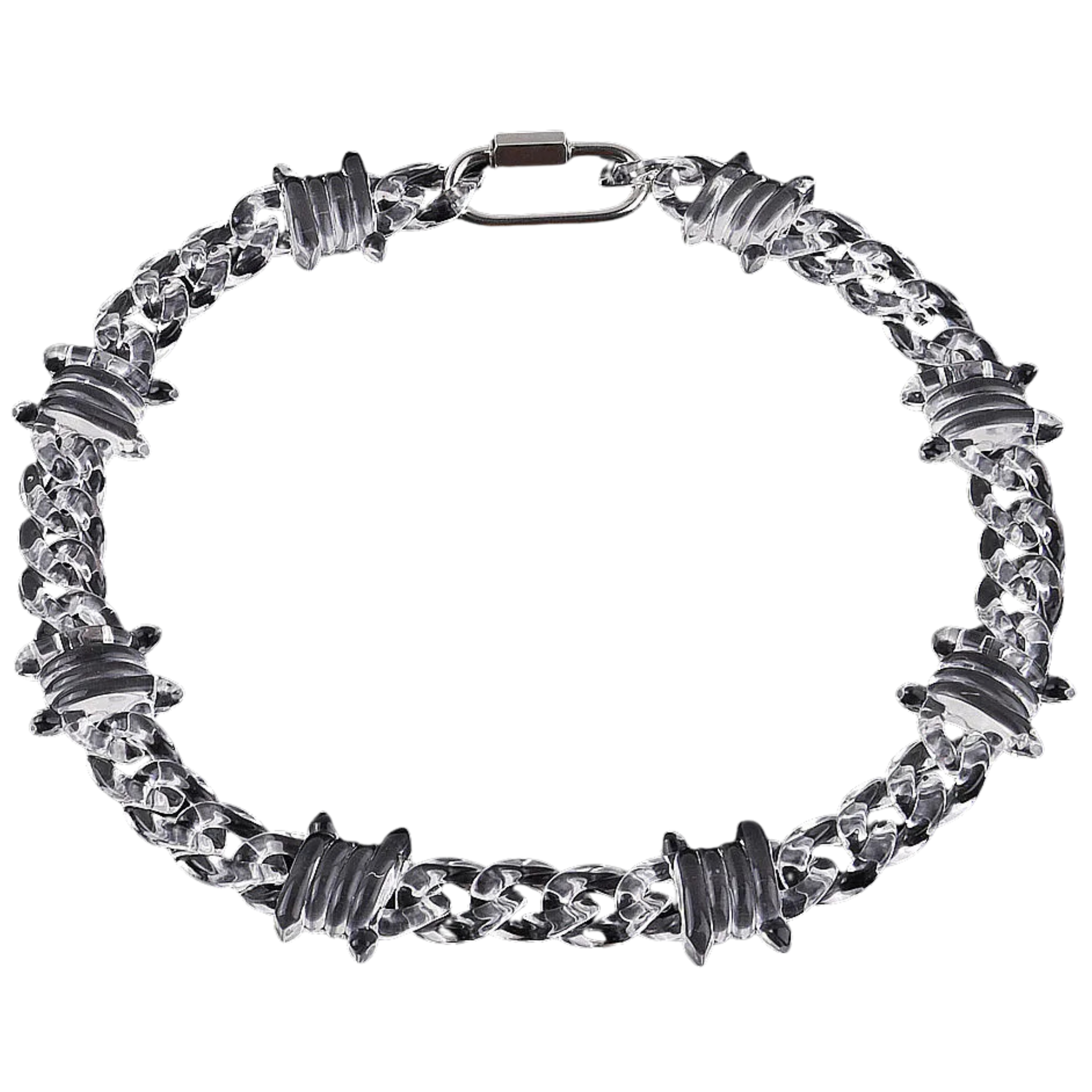 Acrylic Thorns Chain Necklace