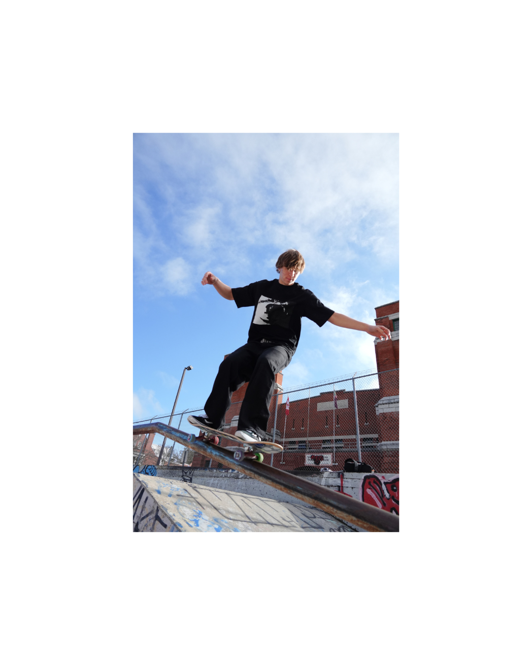 VISION GRAPHIC HEAVYWEIGHT BOXY TEE BLACK