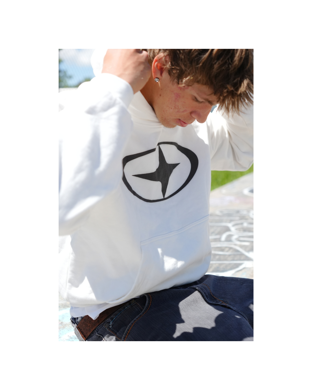 VISION ESSENTIALS HEAVYWEIGHT FLEECE HOODIE MULTI
