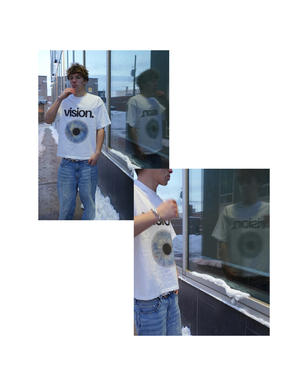VISION OPTIC HEAVYWEIGHT BOXY TEE WHITE