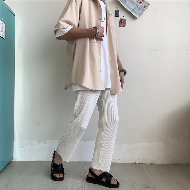 Pleated Pants