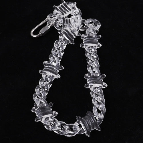 Acrylic Thorns Chain Necklace
