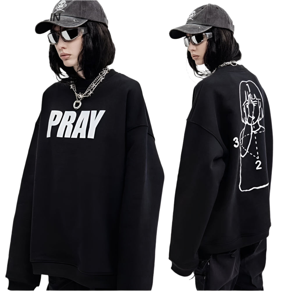 PRAY Sweatshirt and Hoodie