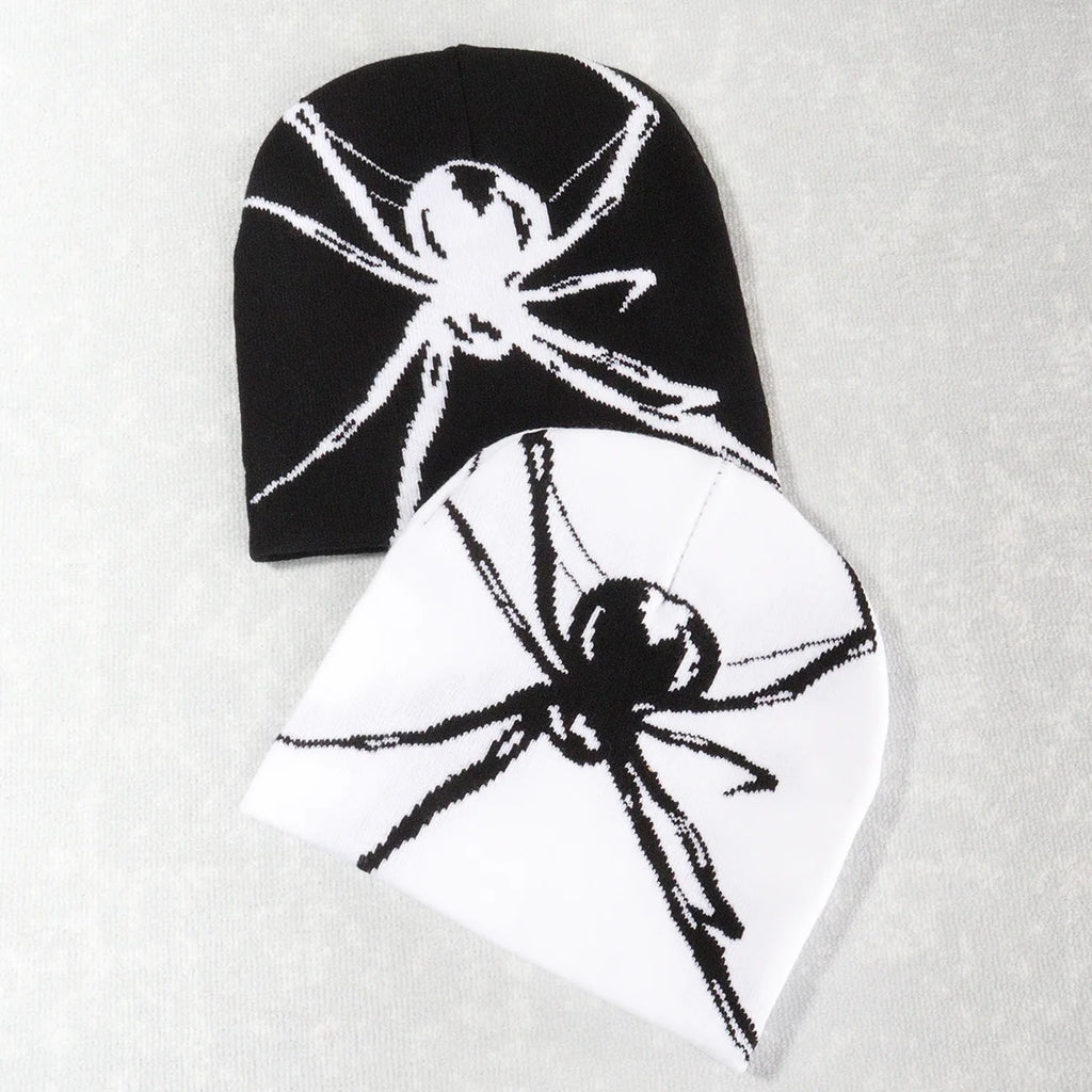 Spider Printed Beanie