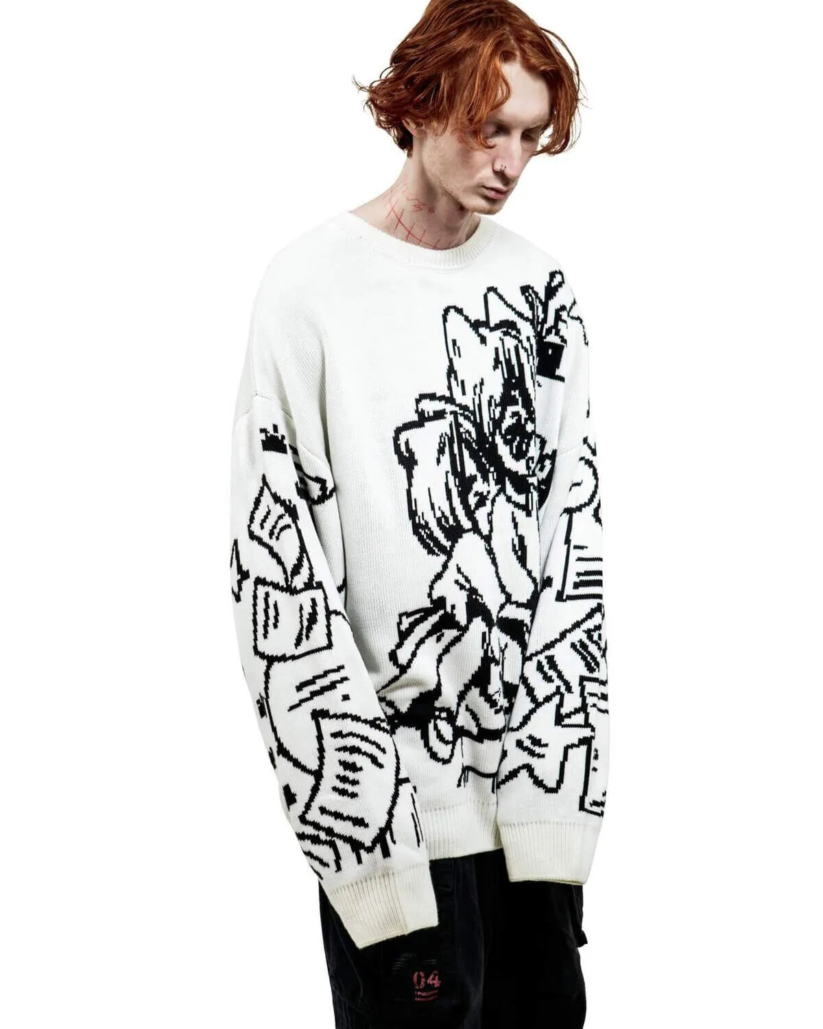 Cartoon Inspired Winter Sweater