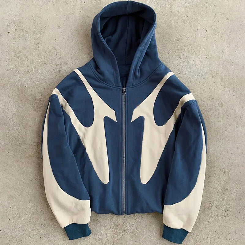 Regular Fit Puff Print Hoodie