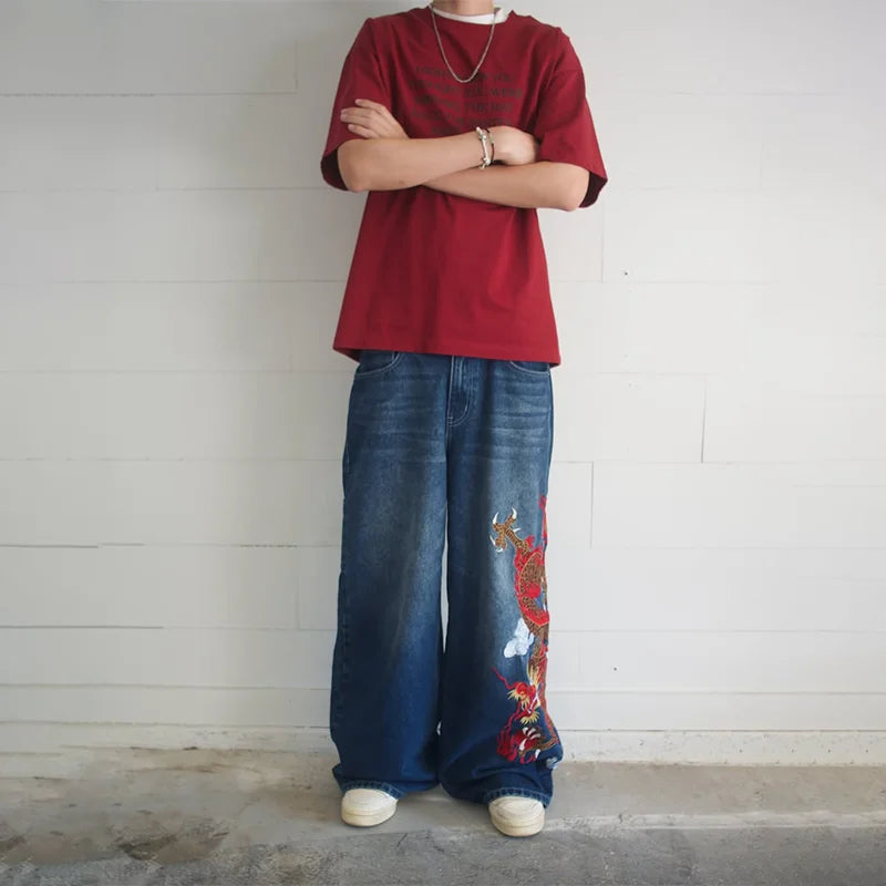 Dragon Stitched Jeans