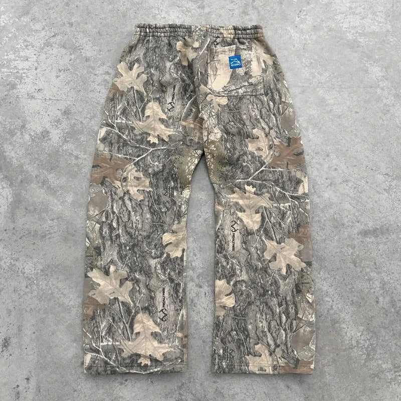 Regular Fit Camo Printed Pants