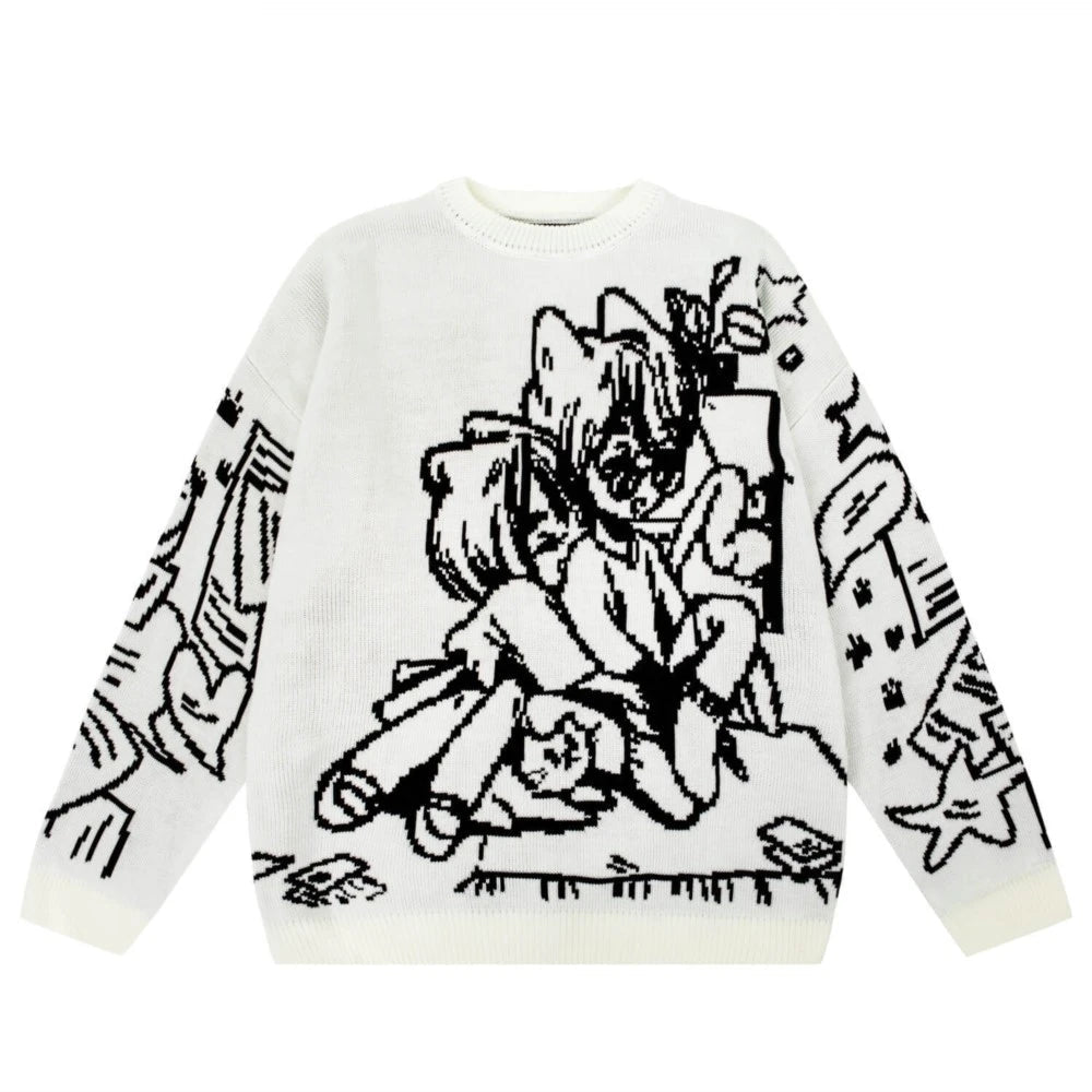 Cartoon Inspired Winter Sweater