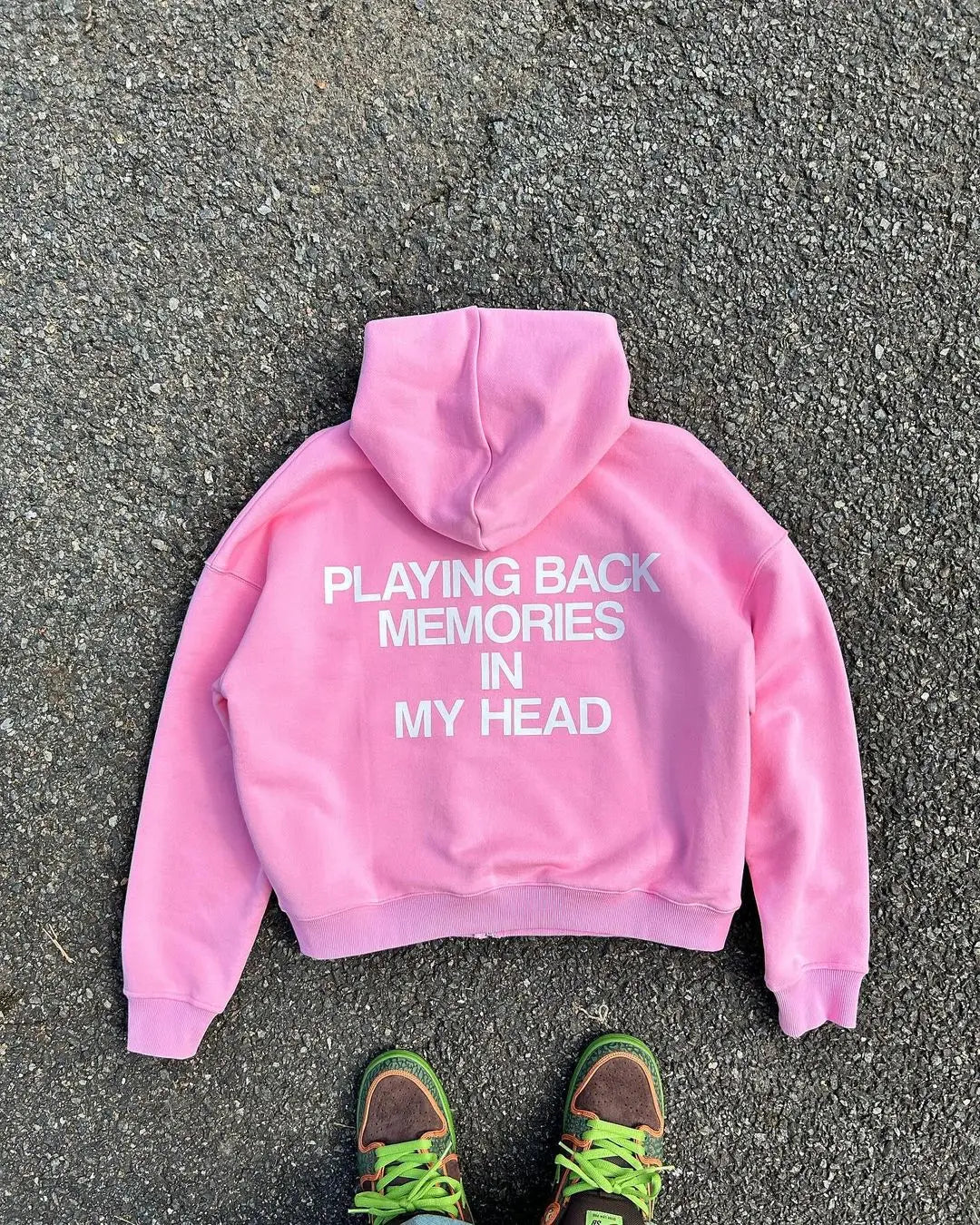 Unisex Printed Zip-Up Hoodie