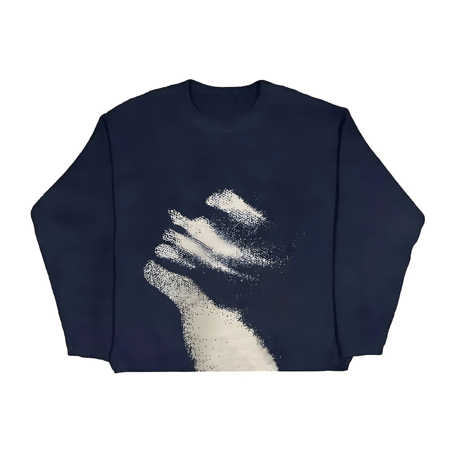 Artistic Graphic Knit Sweater