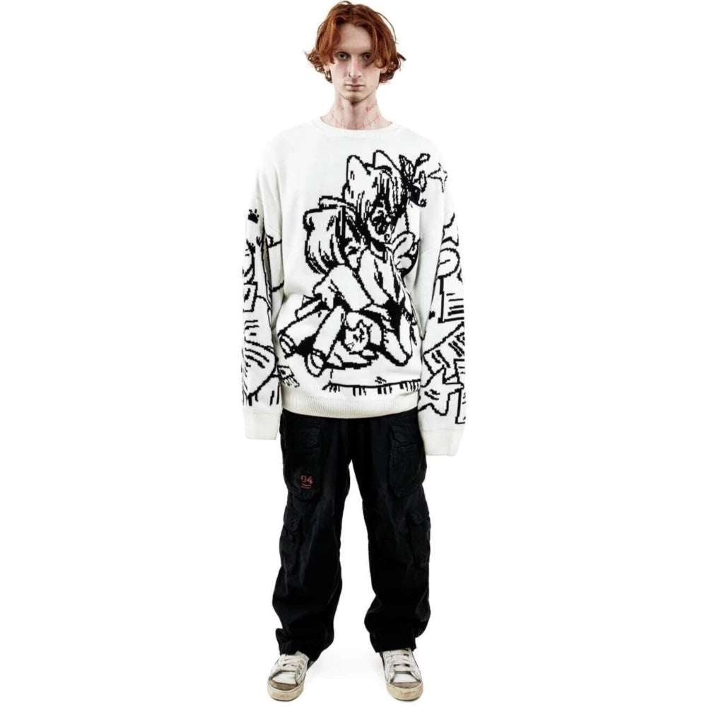 Cartoon Inspired Winter Sweater