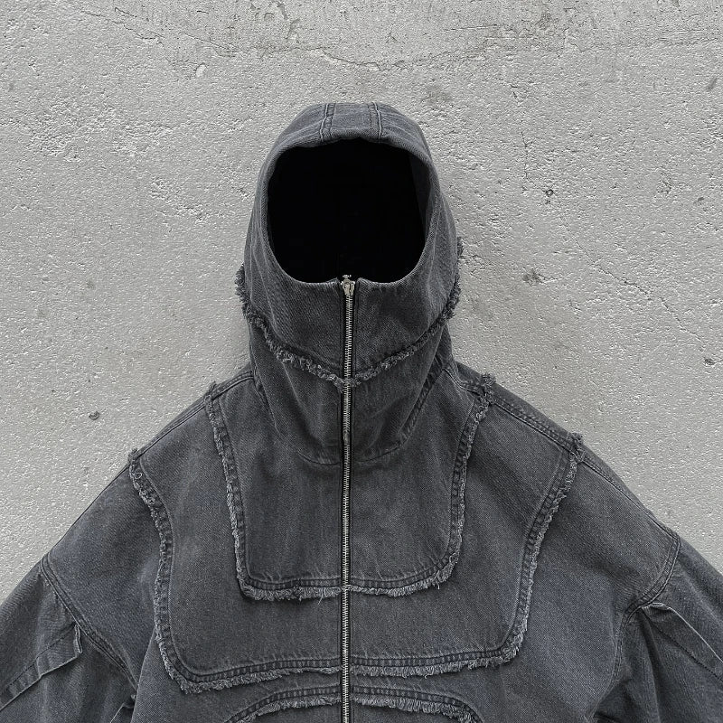Regular Fit Denim Hoodie
