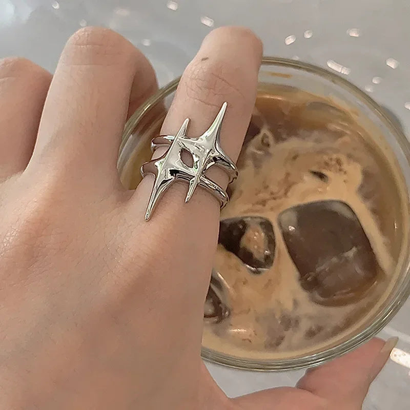 Unisex Star Open Ring