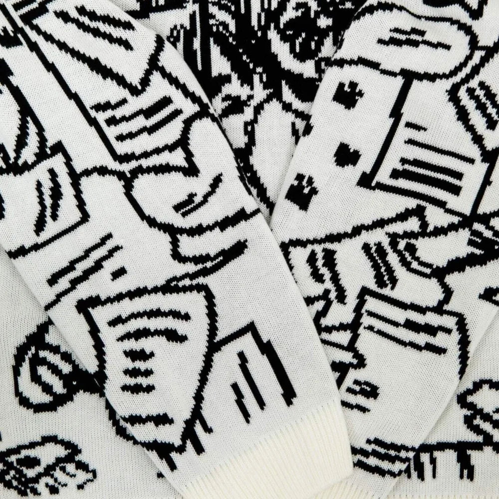 Cartoon Inspired Winter Sweater