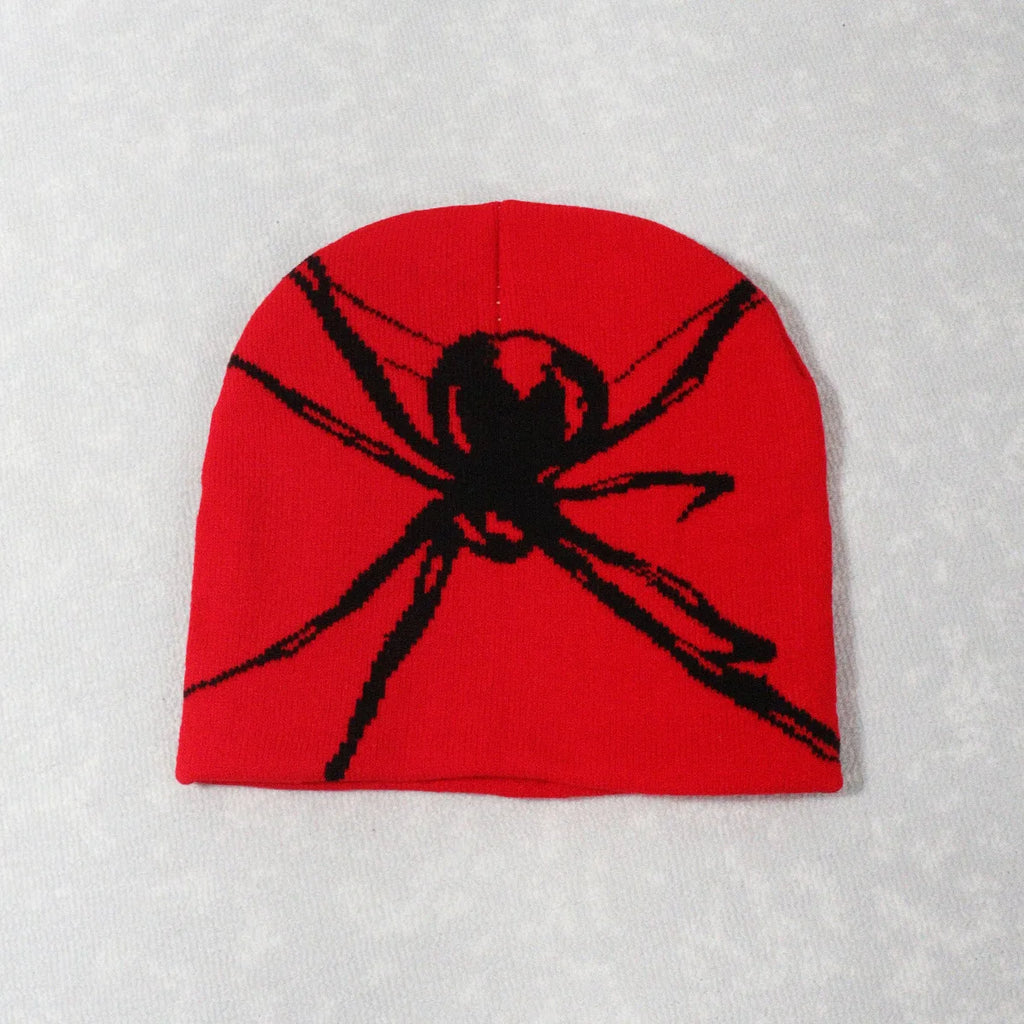 Spider Printed Beanie
