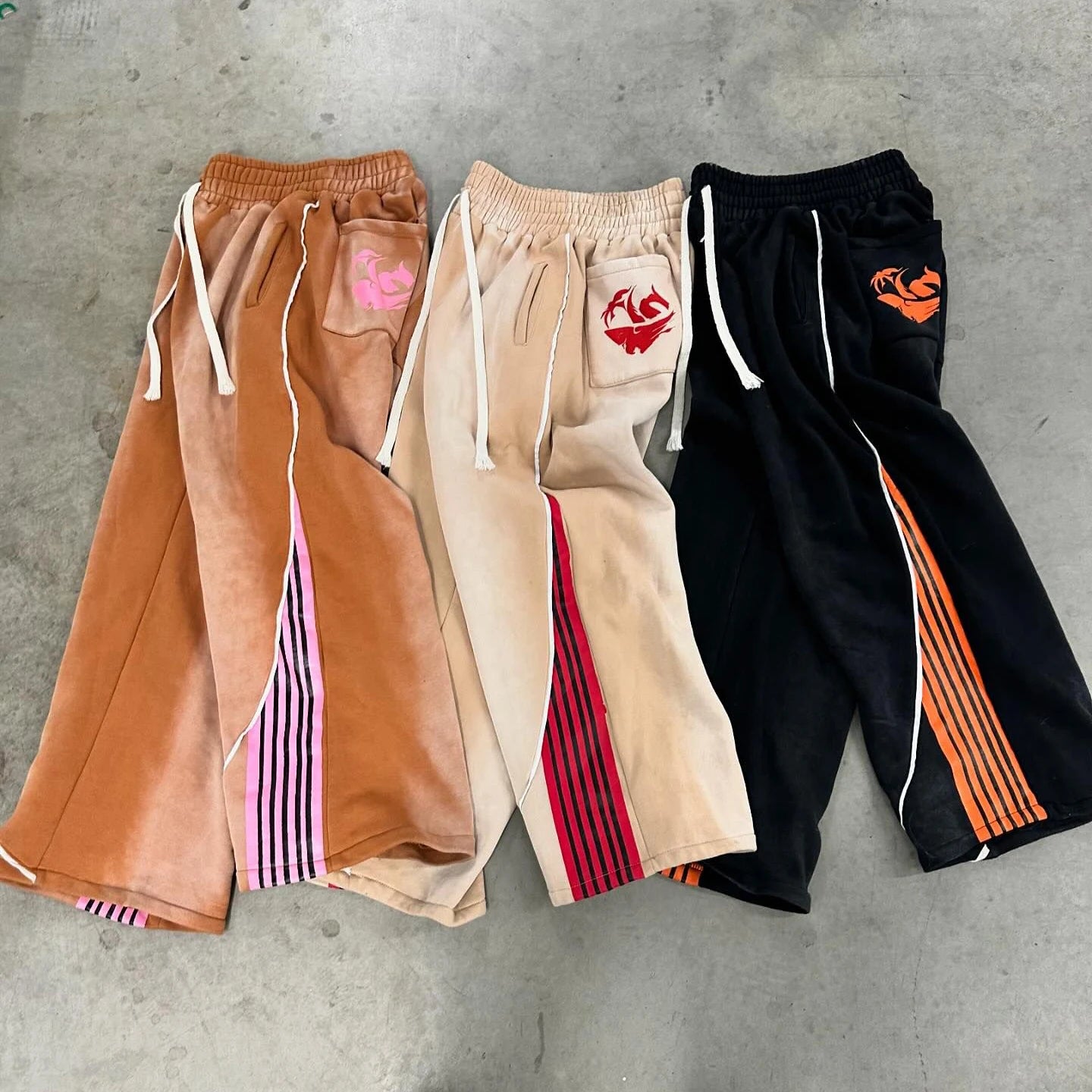 Oversized Faded Y2K Sweatpants