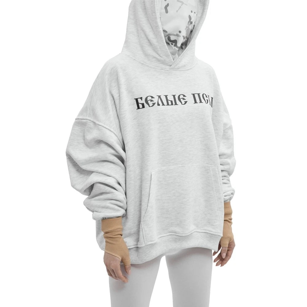 БЕЛЫЕ ПСЫ Oversized Hoodie