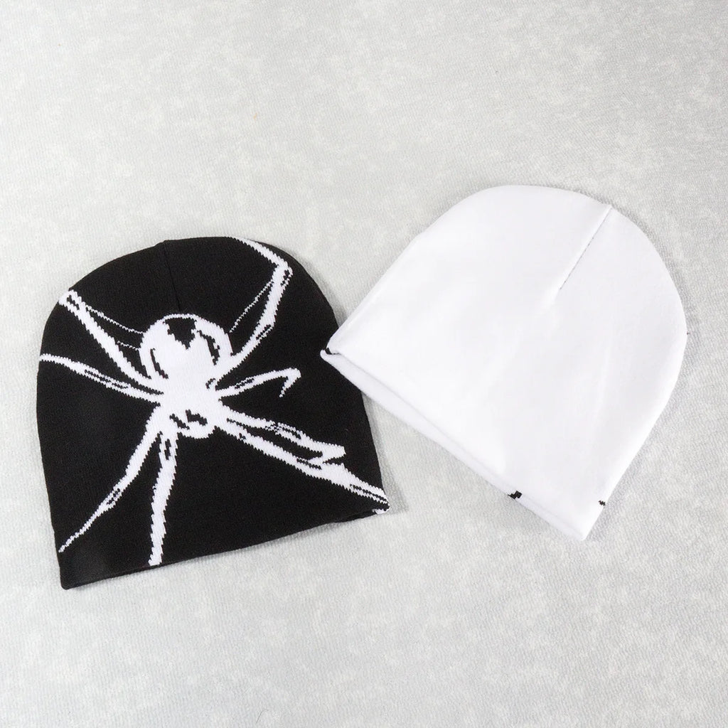 Spider Printed Beanie