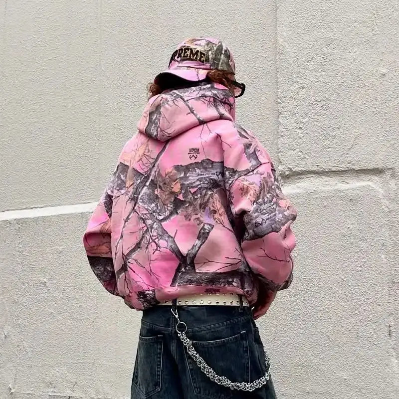Camo Print Hoodie