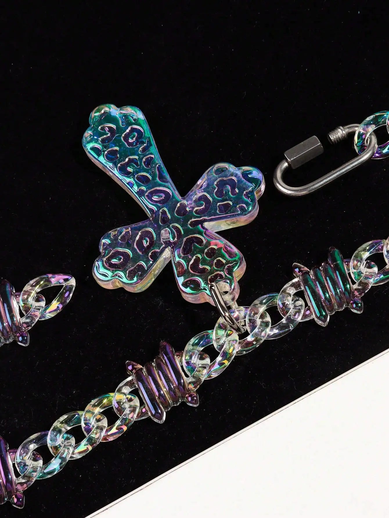 Acrylic Cross Necklace