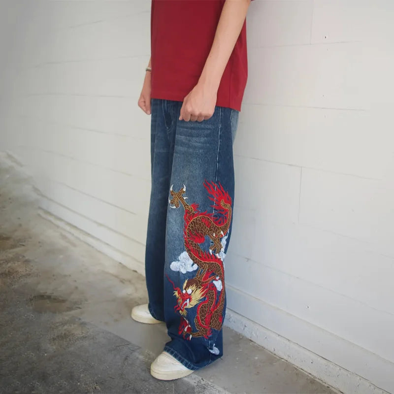 Dragon Stitched Jeans