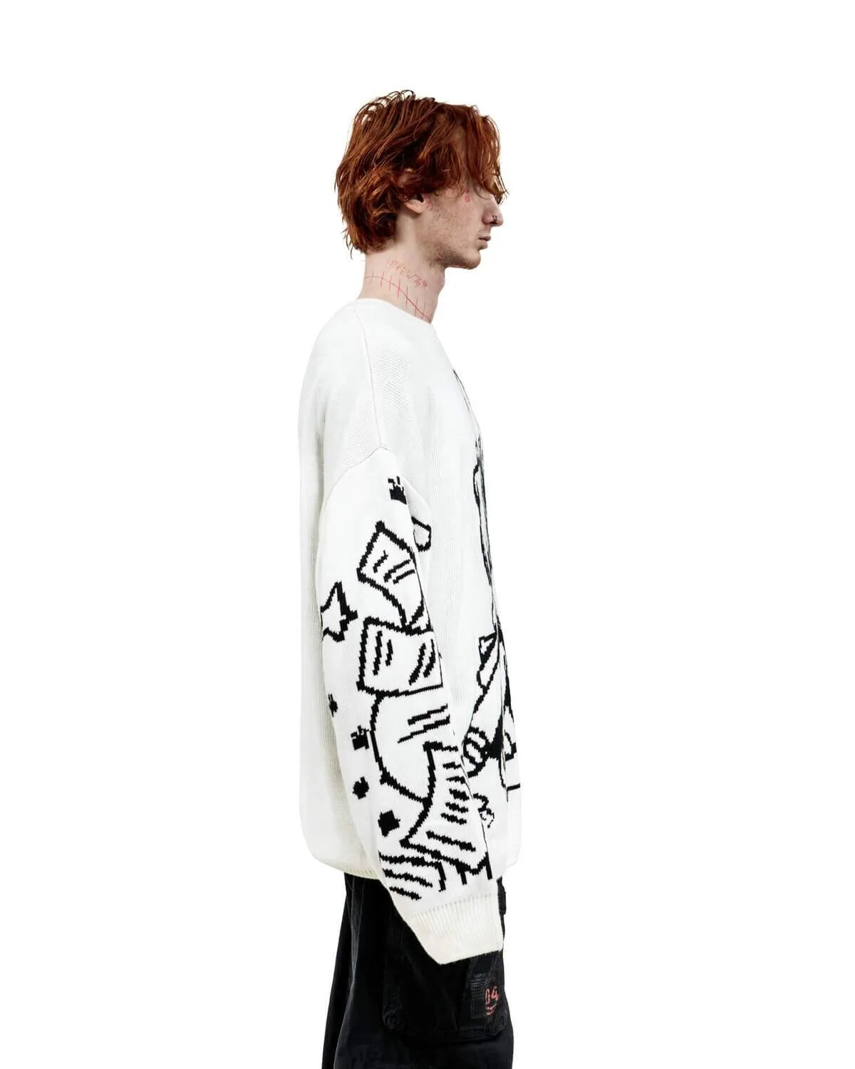 Cartoon Inspired Winter Sweater