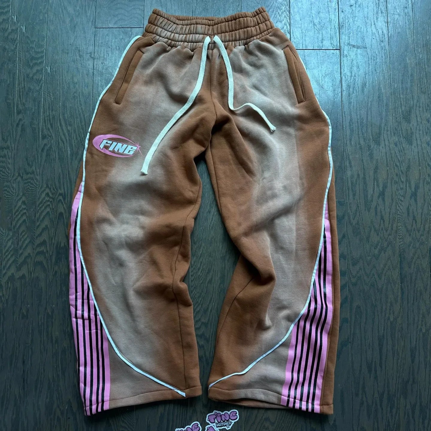 Oversized Faded Y2K Sweatpants