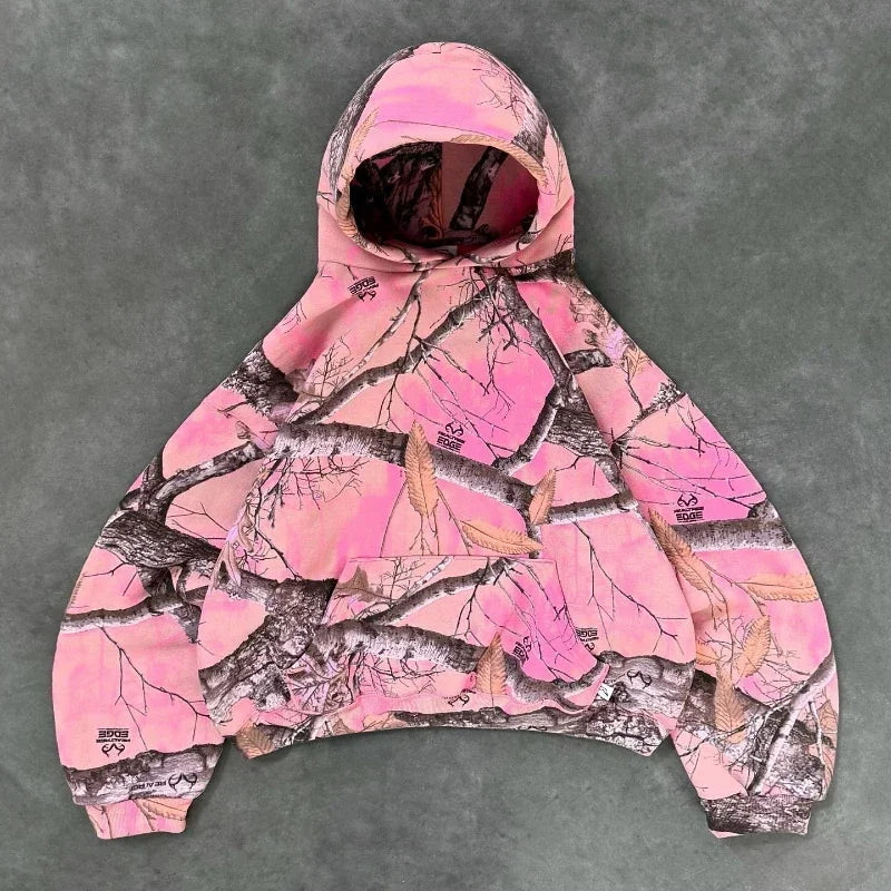 Camo Print Hoodie