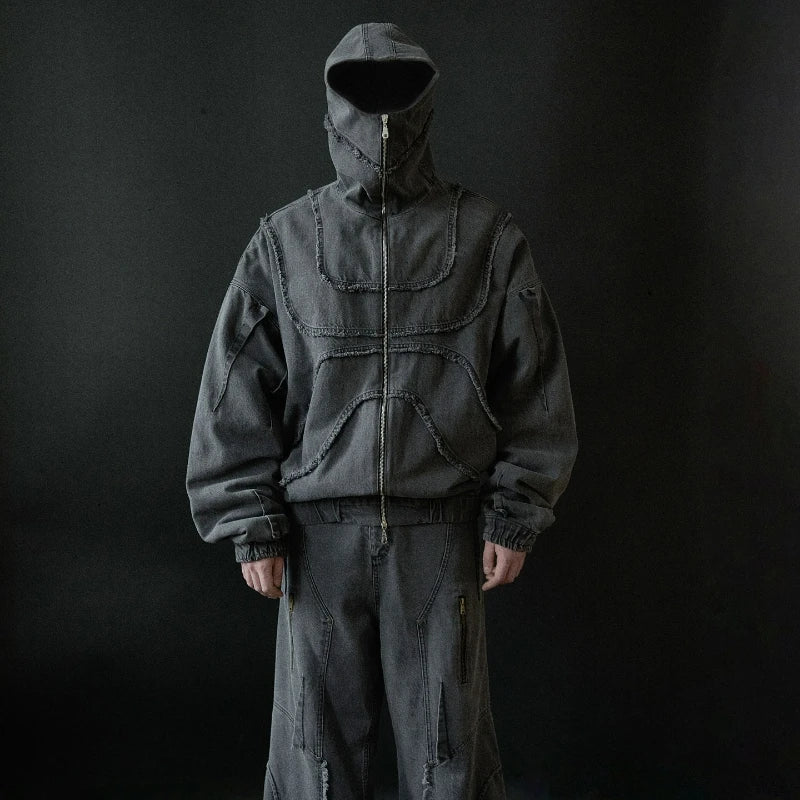 Regular Fit Denim Hoodie