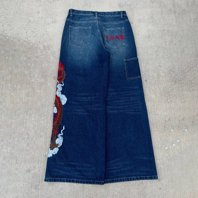 Dragon Stitched Jeans