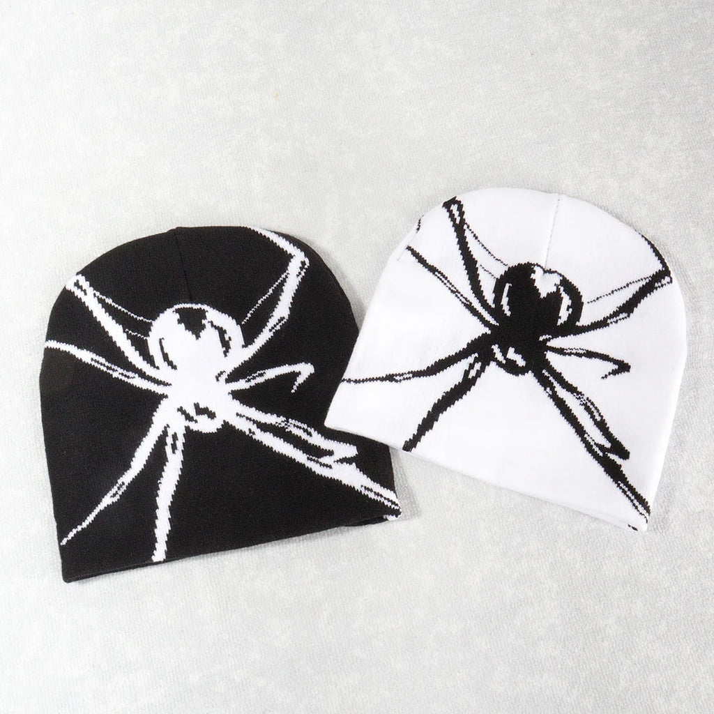Spider Printed Beanie