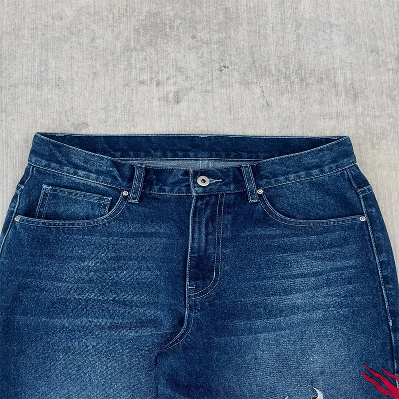 Dragon Stitched Jeans