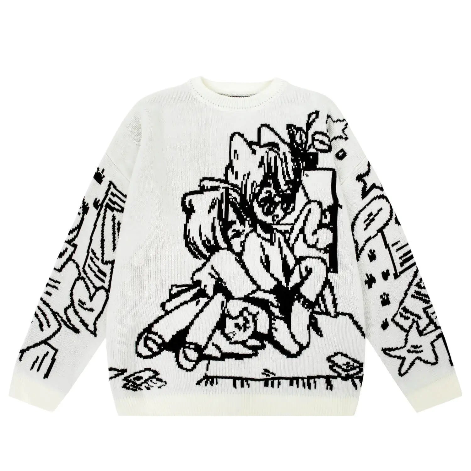 Cartoon Inspired Winter Sweater