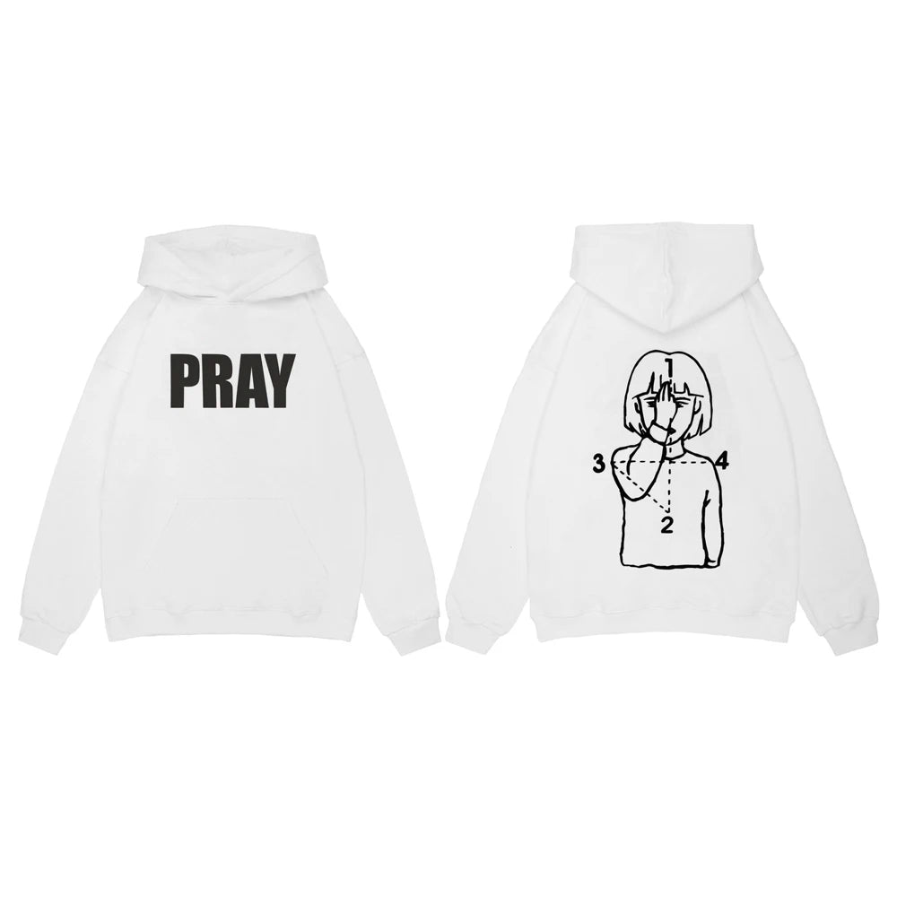PRAY Sweatshirt and Hoodie