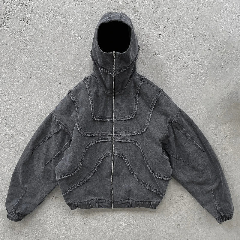Regular Fit Denim Hoodie