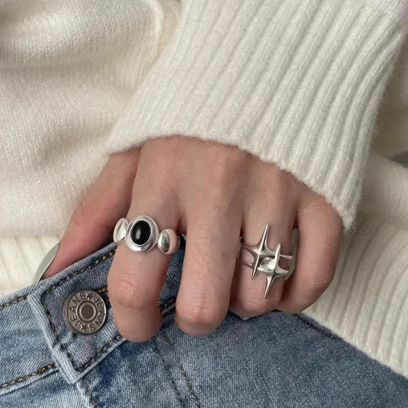 Unisex Star Open Ring