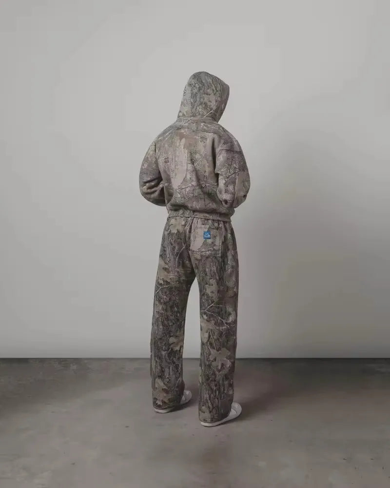 Regular Fit Camo Printed Pants