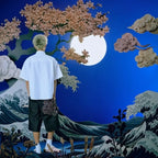 VISION “BLOSSOM” DENIM SHORTS