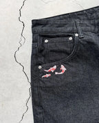 VISION “BLOSSOM” DENIM SHORTS
