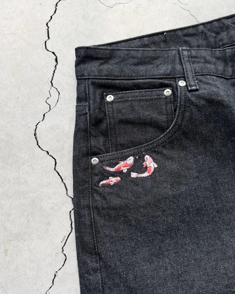Cherry Blossom Jean Shorts